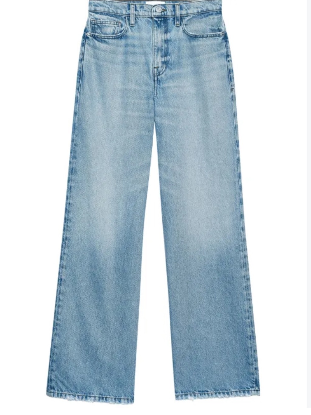 Frame Denim Le Jane Wide-Leg Jeans - Light Blue Wash